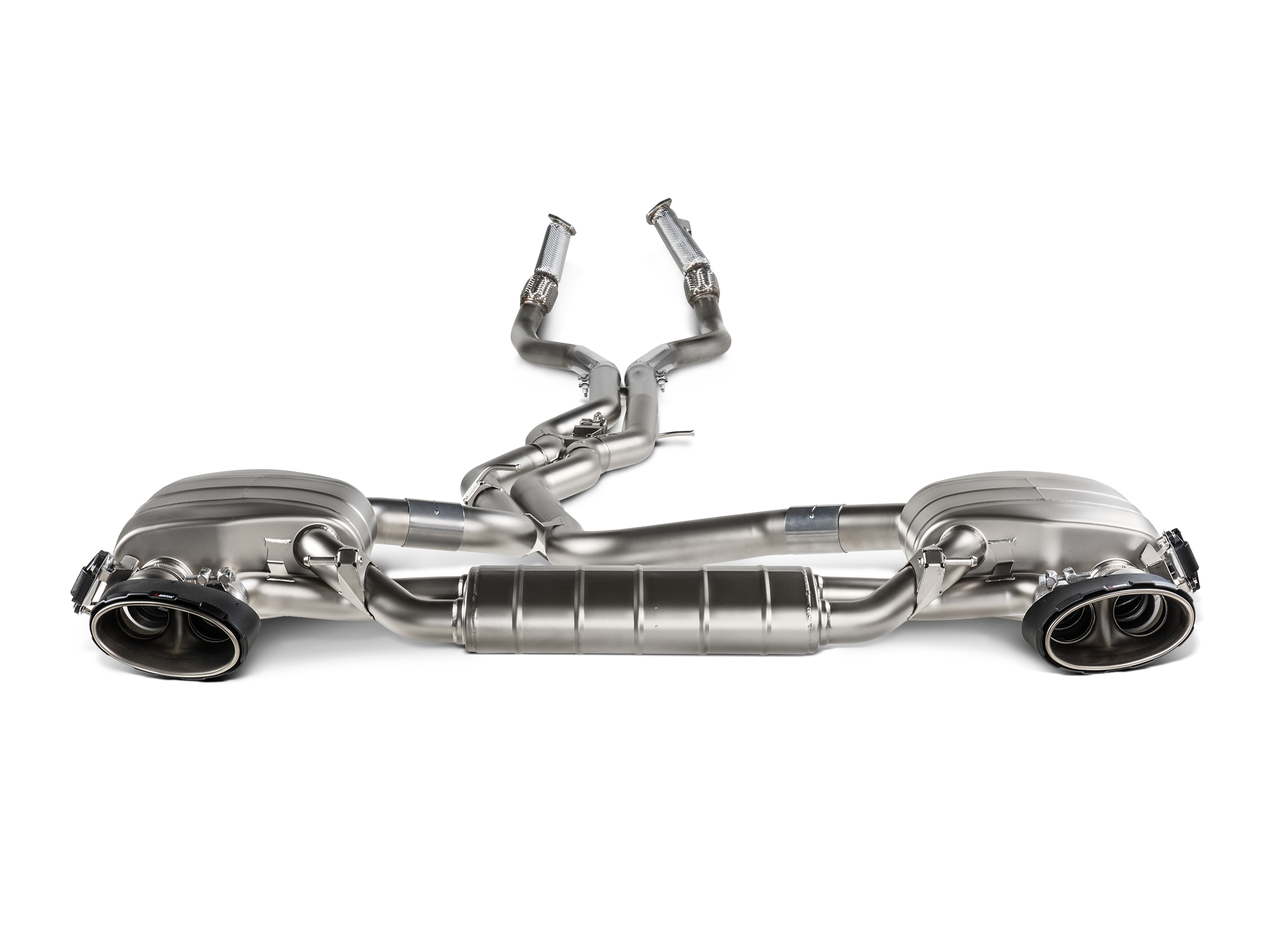 Akrapovic Evolution Line (Titanium) S-AU/T/2H for Audi RS6 Avant (C8) 2021-2026, side view