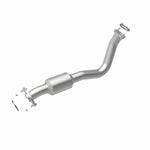 MagnaFlow 5571541 carb direct-fit catalytic converter, rear view of the turntable spin