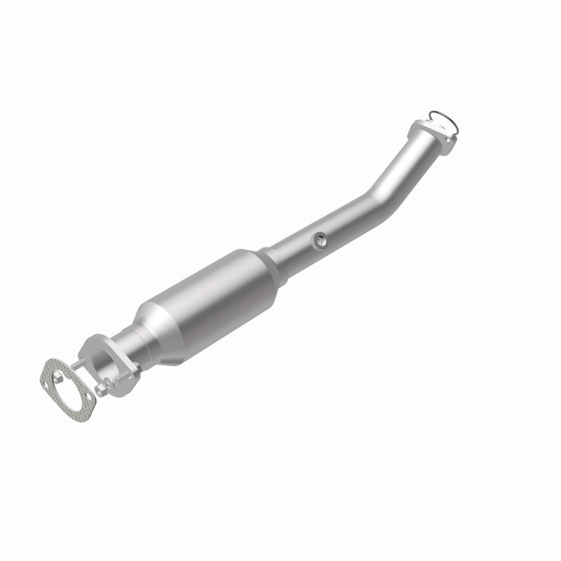 MagnaFlow 4593218 carb direct-fit catalytic converter, rear view of the turntable spin