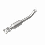 MagnaFlow 4593218 carb direct-fit catalytic converter, rear view of the turntable spin