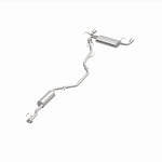 BRExhaust 106-0098 direct-fit exhaust kit, opposite front three-quarter view of the turntable spin