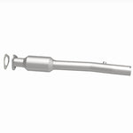 MagnaFlow 4593321 carb direct-fit catalytic converter, side view of the turntable spin