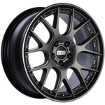 BBS CH-RII 21x9 5x112 ET32 Satin Black Center Platinum Lip SS Rim Prot Wheel PFS Req w/MS Etching