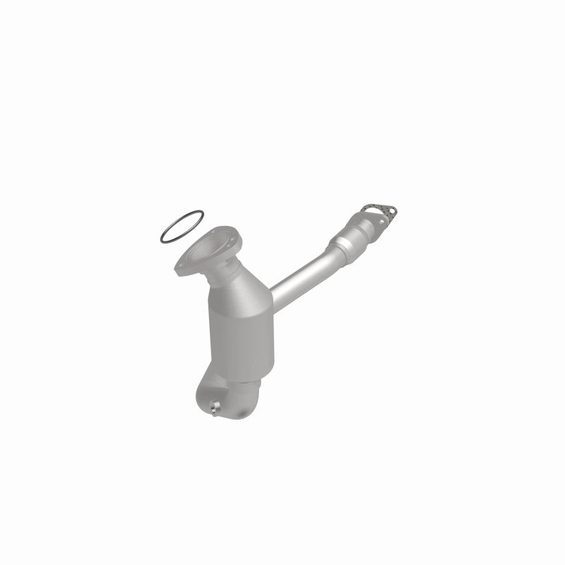 MagnaFlow 5461619 carb direct-fit catalytic converter, side view of the turntable spin