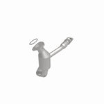 MagnaFlow 5461619 carb direct-fit catalytic converter, side view of the turntable spin