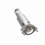 MagnaFlow 5571269 carb direct-fit catalytic converter, opposite side view of the turntable spin