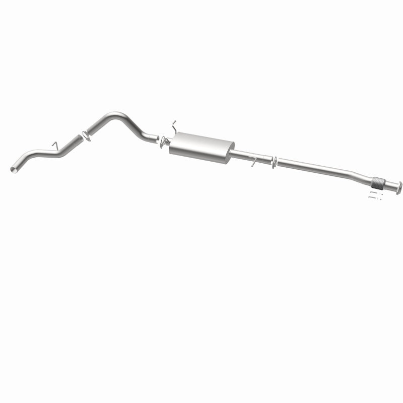 BRExhaust 106-0464 direct-fit exhaust kit, opposite rear three-quarter view of the turntable spin
