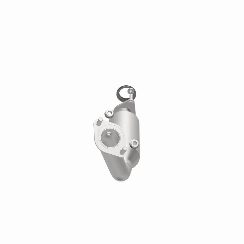 MagnaFlow 5451502 carb direct-fit catalytic converter, opposite side view of the turntable spin