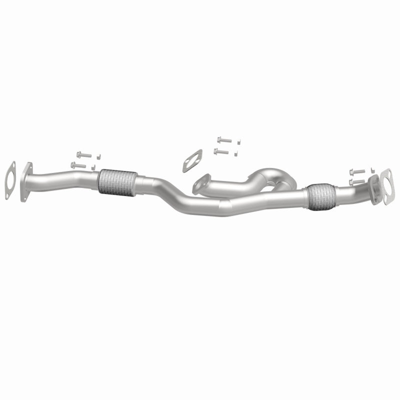 BRExhaust 107-0221 exhaust pipe, side view of the turntable spin