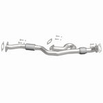 BRExhaust 107-0221 exhaust pipe, side view of the turntable spin