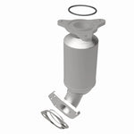 MagnaFlow 551889 carb direct-fit catalytic converter, rear view of the turntable spin