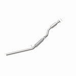 MagnaFlow 5451448 carb direct-fit catalytic converter, rear view of the turntable spin