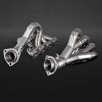 Pair of Capristo 4-2-1 headers for the Ferrari F430, polished stainless