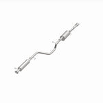 BRExhaust 106-0969 direct-fit exhaust kit, opposite front three-quarter view of the turntable spin
