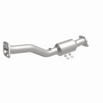 MagnaFlow 52709 oem grade direct-fit catalytic converter, front three-quarter view of the turntable spin