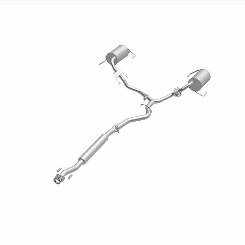 BRExhaust 106-0069 direct-fit exhaust kit, opposite front three-quarter view of the turntable spin
