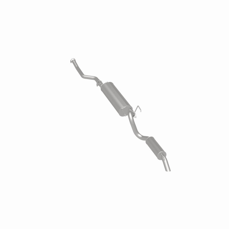 BRExhaust 106-0092 direct-fit exhaust kit, rear three-quarter view of the turntable spin