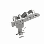 MagnaFlow 5582327 carb manifold converter, rear three-quarter view of the turntable spin