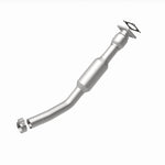 MagnaFlow 51484 oem grade direct-fit catalytic converter, rear view of the turntable spin