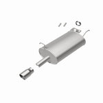 BRExhaust 106-0584 direct-fit exhaust kit, rear view of the turntable spin