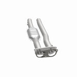 MagnaFlow 4451471 carb direct-fit catalytic converter, opposite side view of the turntable spin