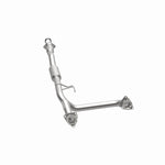 MagnaFlow 5592612 carb direct-fit catalytic converter, opposite side view of the turntable spin