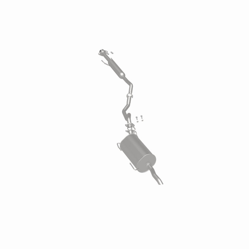 BRExhaust 106-0759 direct-fit exhaust kit, rear three-quarter view of the turntable spin