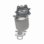 MagnaFlow 5582741 carb manifold converter, opposite side view of the turntable spin