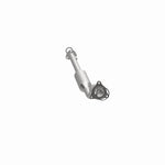 MagnaFlow 4481201 carb direct-fit catalytic converter, opposite side view of the turntable spin