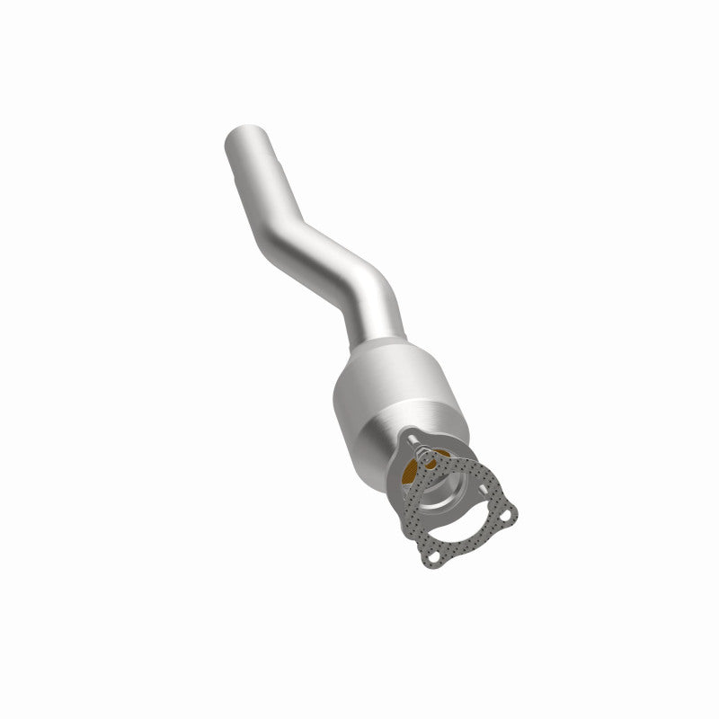 MagnaFlow 5592597 carb direct-fit catalytic converter, opposite side view of the turntable spin