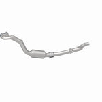 MagnaFlow 6561139 carb manifold converter, rear three-quarter view of the turntable spin