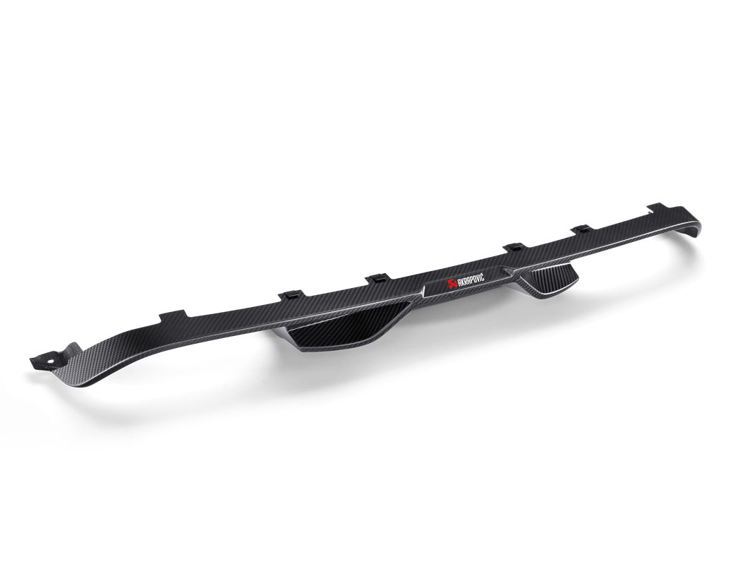 Akrapovic BMW M4 (F82 F83) Rear Carbon Fiber Diffuser - Matte DI-BM/CA/1 for BMW M4 F82/F83 2015-2020, side view