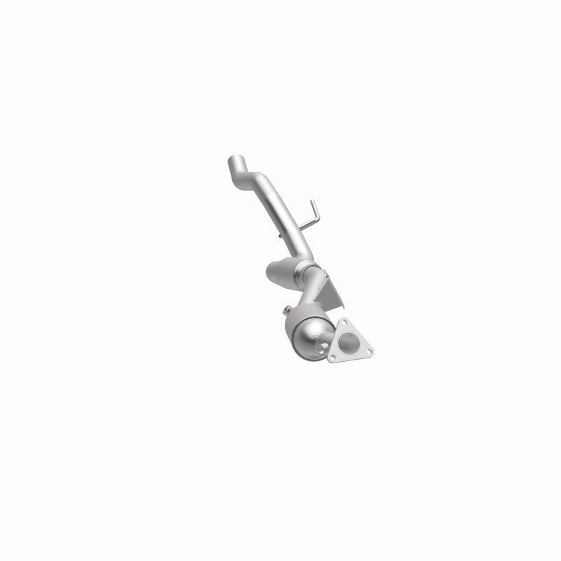 MagnaFlow 5551410 carb direct-fit catalytic converter, opposite side view of the turntable spin