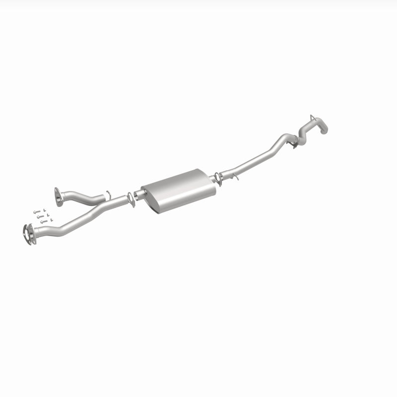 BRExhaust 106-0688 direct-fit exhaust kit, front three-quarter view of the turntable spin