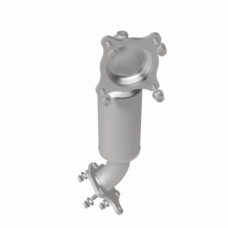 MagnaFlow 280152 oem grade direct-fit catalytic converter, opposite side view of the turntable spin