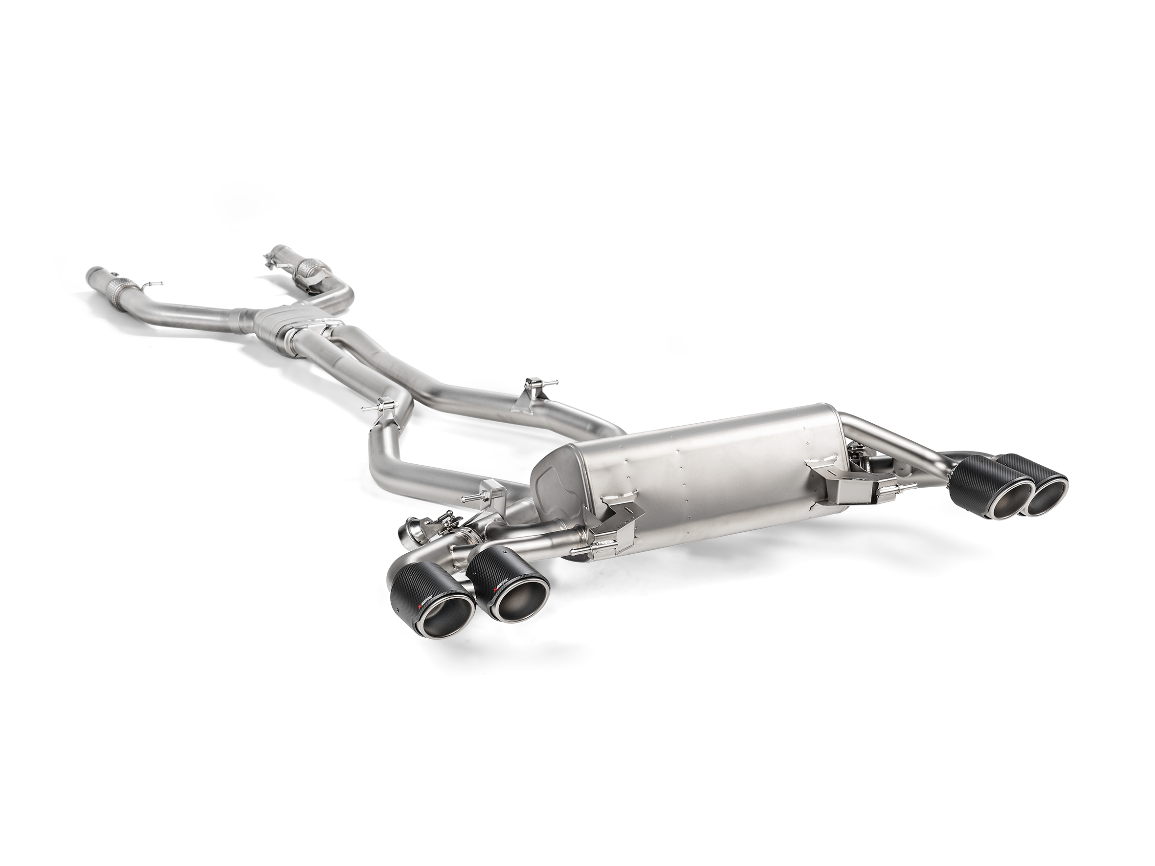 Akrapovic Evolution Line (Titanium) S-AR/TI/1H for Alfa Romeo Giulia Quadrifoglio (952) 2017-2020, side view