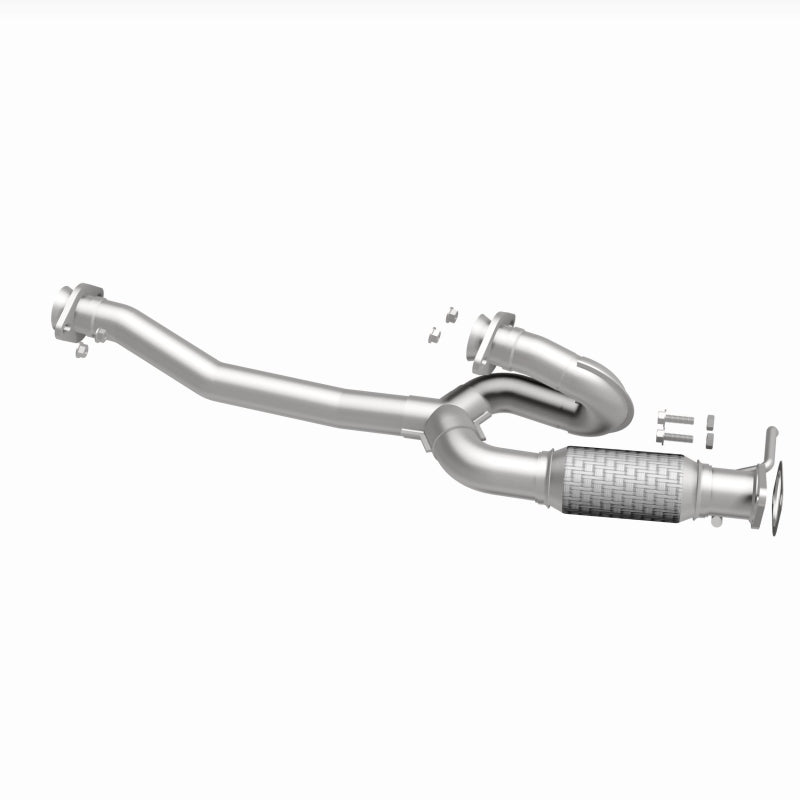 BRExhaust 107-0271 exhaust pipe, side view of the turntable spin