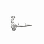 MagnaFlow 5551429 carb direct-fit catalytic converter, opposite side view of the turntable spin