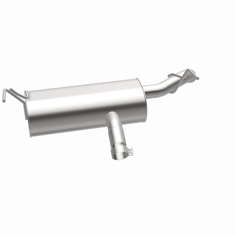 BRExhaust 108-0291 muffler, opposite side view of the turntable spin