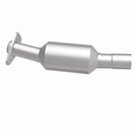 MagnaFlow 3322431 carb direct-fit catalytic converter, side view of the turntable spin