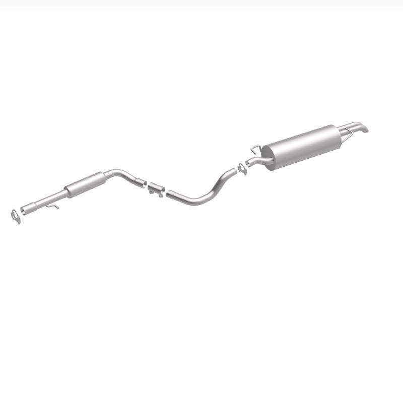 BRExhaust 106-0311 direct-fit exhaust kit, front three-quarter view of the turntable spin