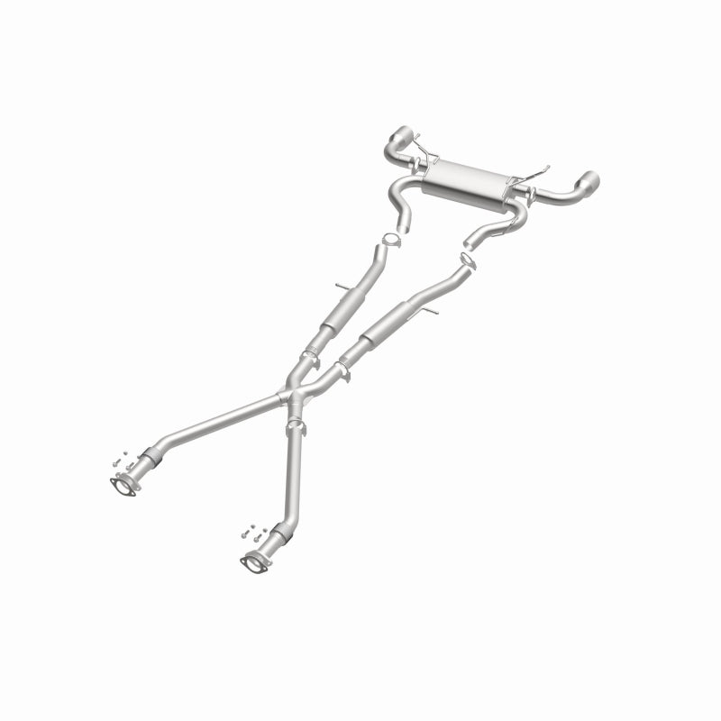BRExhaust 106-0923 direct-fit exhaust kit, opposite front three-quarter view of the turntable spin
