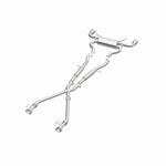 BRExhaust 106-0923 direct-fit exhaust kit, opposite front three-quarter view of the turntable spin