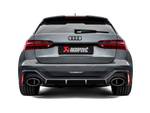 Akrapovic Evolution Line (Titanium) S-AU/T/2H for Audi RS6 Avant (C8) 2021-2026, rear view