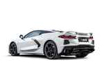 Akrapovic Chevrolet Corvette C8 Slip-On Line (Titanium) S-CO/TI/3 for Chevrolet Corvette Stingray C8 2021-2027, rear view