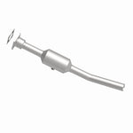 MagnaFlow 4561734 carb direct-fit catalytic converter, side view of the turntable spin