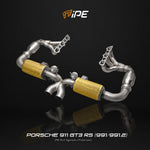 IPE titanium header-back exhaust for the Porsche 911 GT3 RS 991