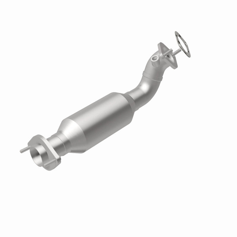 MagnaFlow 5461171 carb direct-fit catalytic converter, rear view of the turntable spin