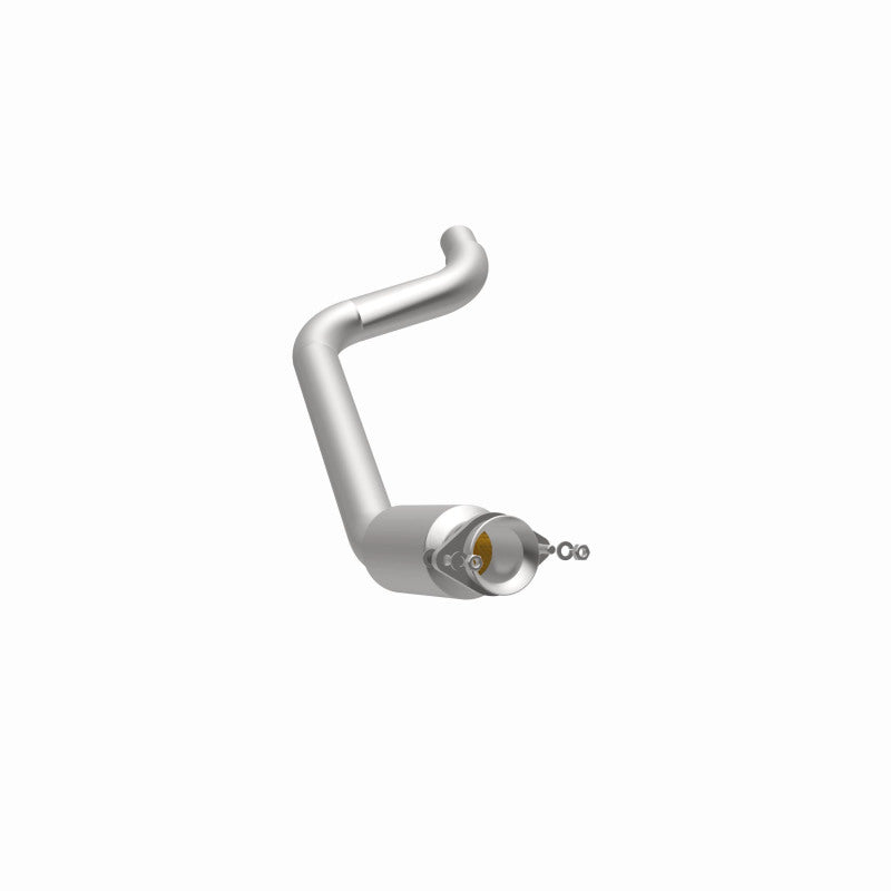 MagnaFlow 5561400 carb direct-fit catalytic converter, opposite side view of the turntable spin