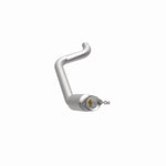 MagnaFlow 5561400 carb direct-fit catalytic converter, opposite side view of the turntable spin